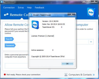 how to use teamviewer in outlook